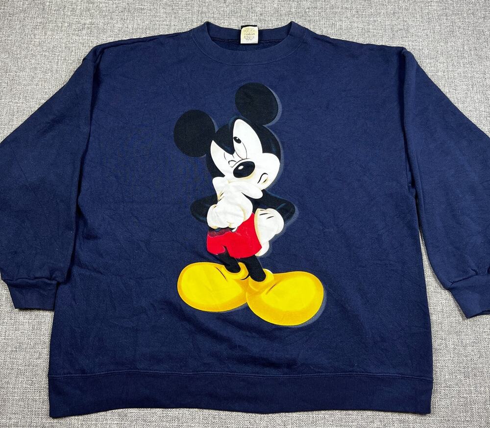 Vintage 90s Oversized Mickey Mouse Sweatshirt